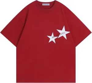Aelfric Eden Star Graphic Tees Unisex Oversized Tshirts Casual Summer Baggy Streetwear Tops