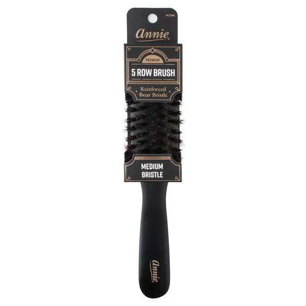 Annie Premium Medium 5 Row Boar Bristle Brush