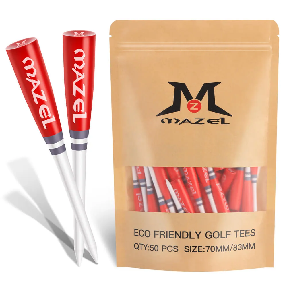Bamboo Baseball Bat Shaped Golf Tee