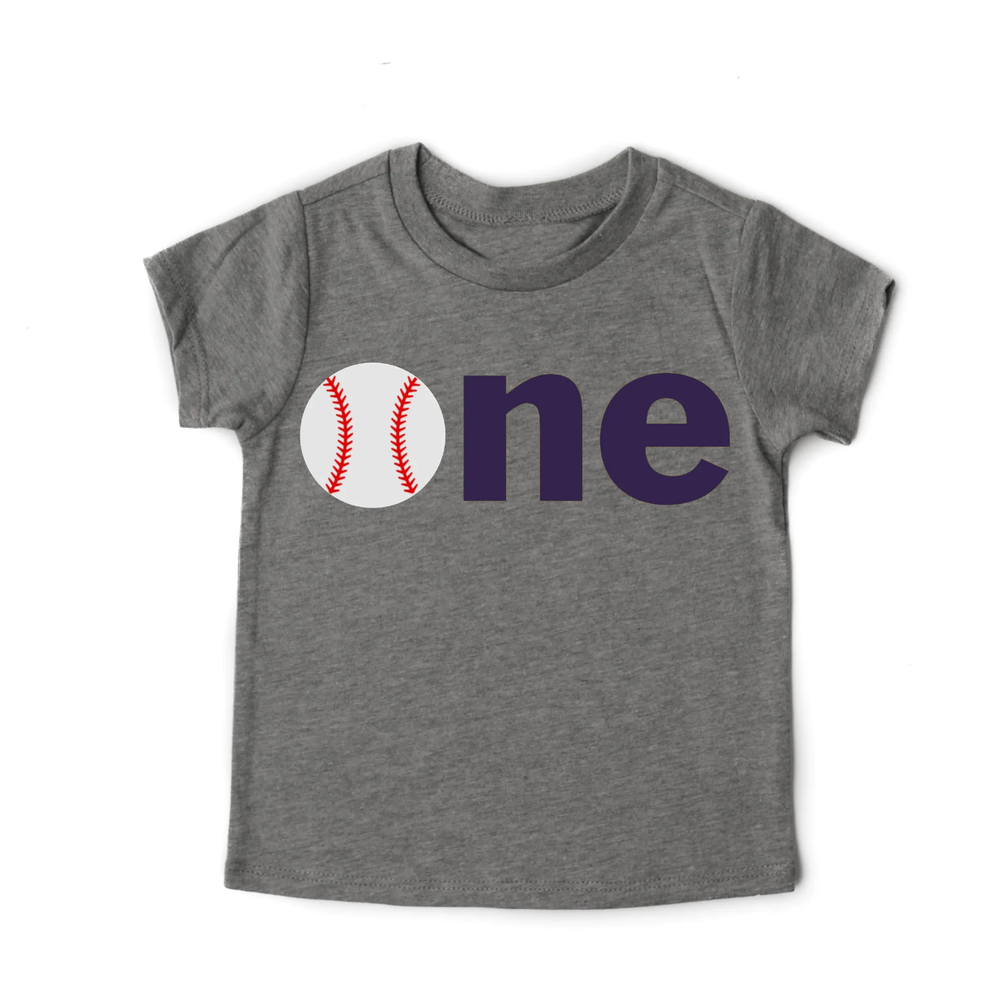 Baseball ONE Birthday Tee