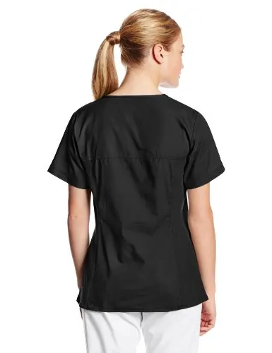 Cherokee 2968 Women's Scrubs Flexibles Sporty V-Neck Knit Panel Top