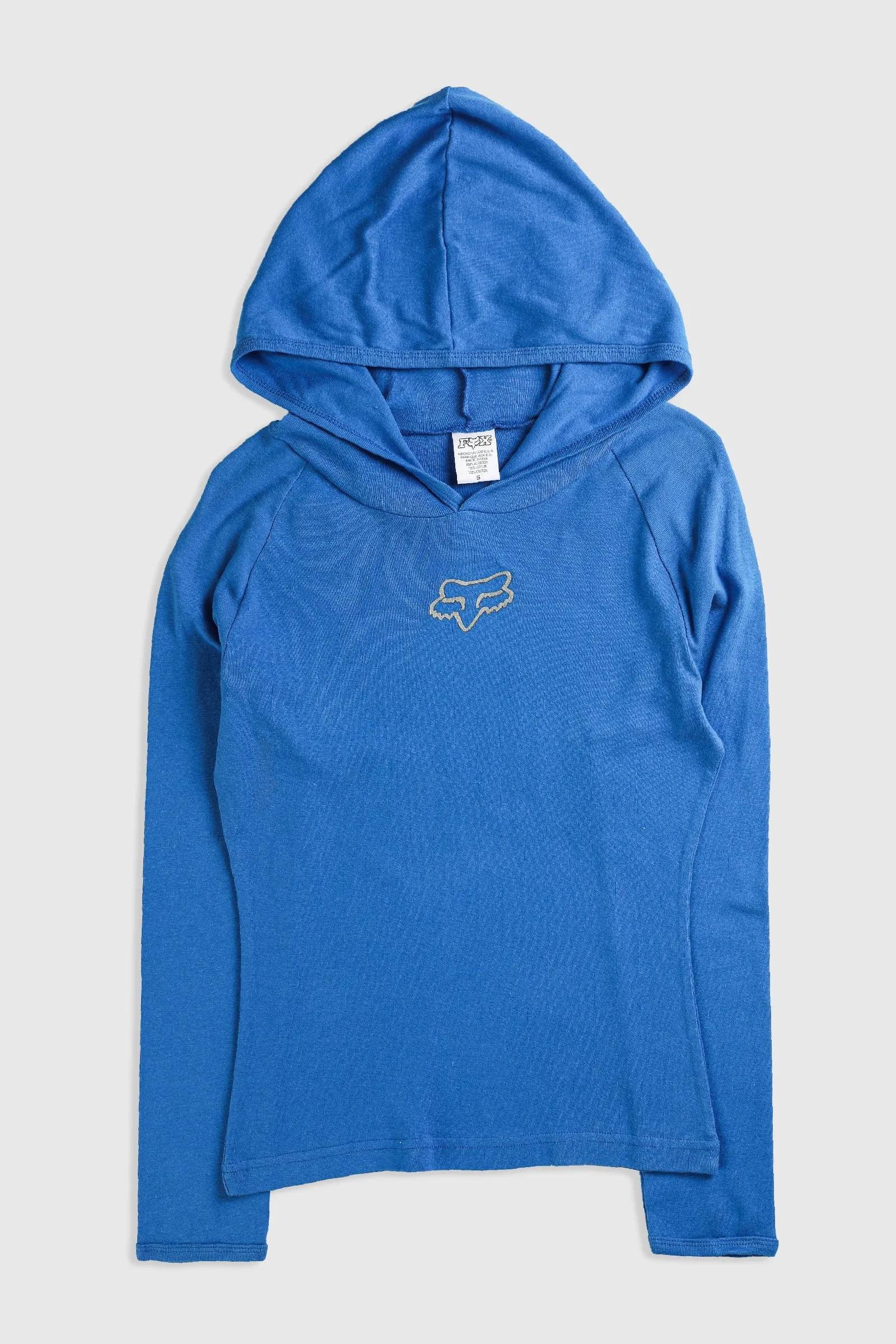 Deadstock Fox Racing Hooded Long Sleeve Tee - S