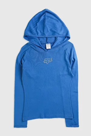 Deadstock Fox Racing Hooded Long Sleeve Tee - S
