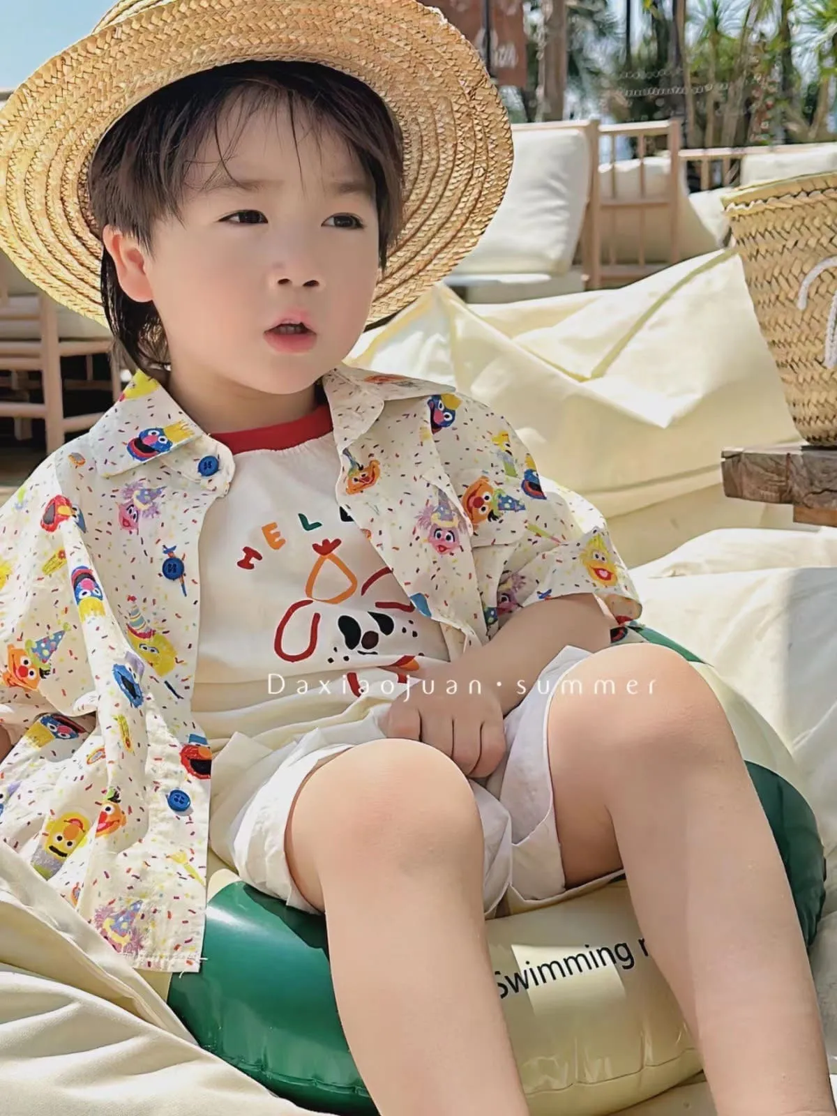 DXJ Boys Vacation Shirt
