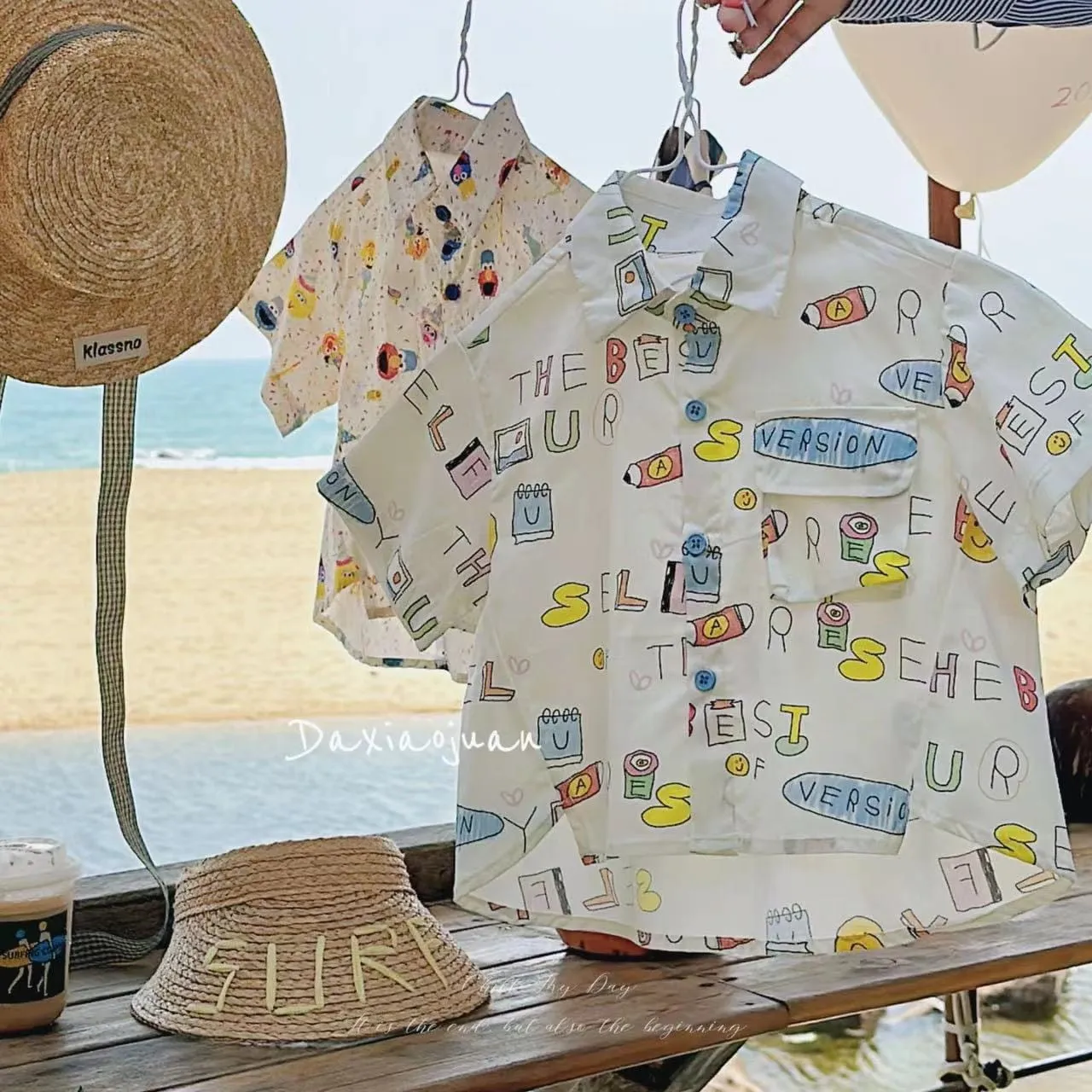 DXJ Boys Vacation Shirt