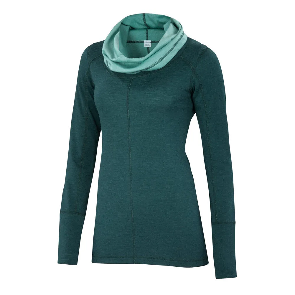 Dyad Cowl Neck Shirt by Ibex