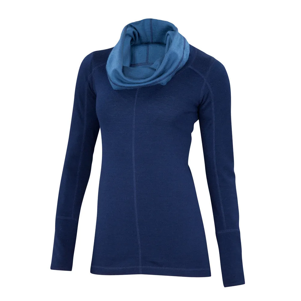 Dyad Cowl Neck Shirt by Ibex