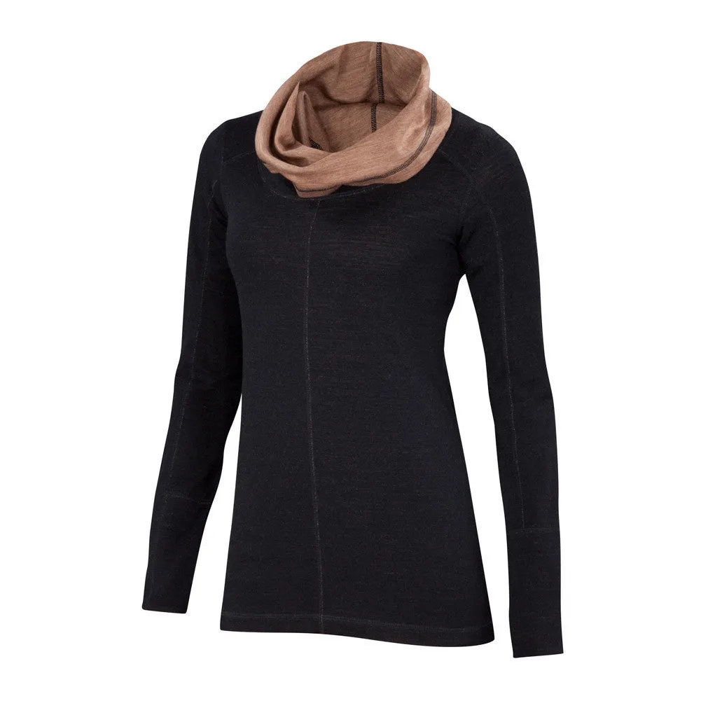 Dyad Cowl Neck Shirt by Ibex