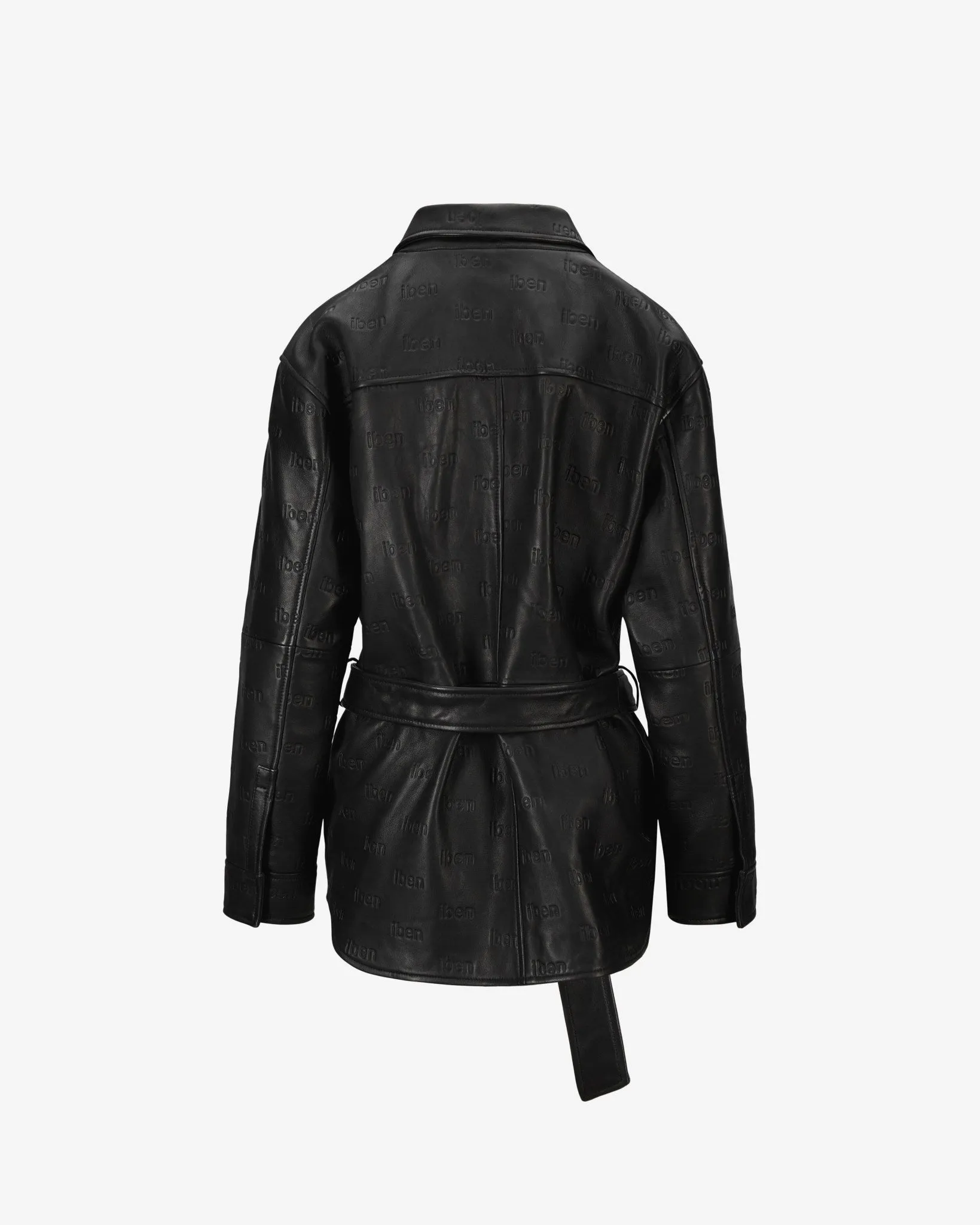 EMBOSSED LEATHER JACKET