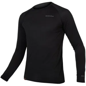 Endura BaaBaa Blend Long Sleeve Mens Cycling Baselayer - Black