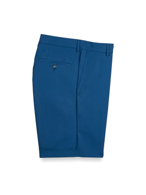Flat Front Lightweight Impeccable Shorts - Blue