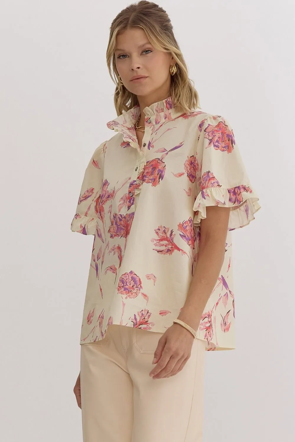 Floral Frenzy Top
