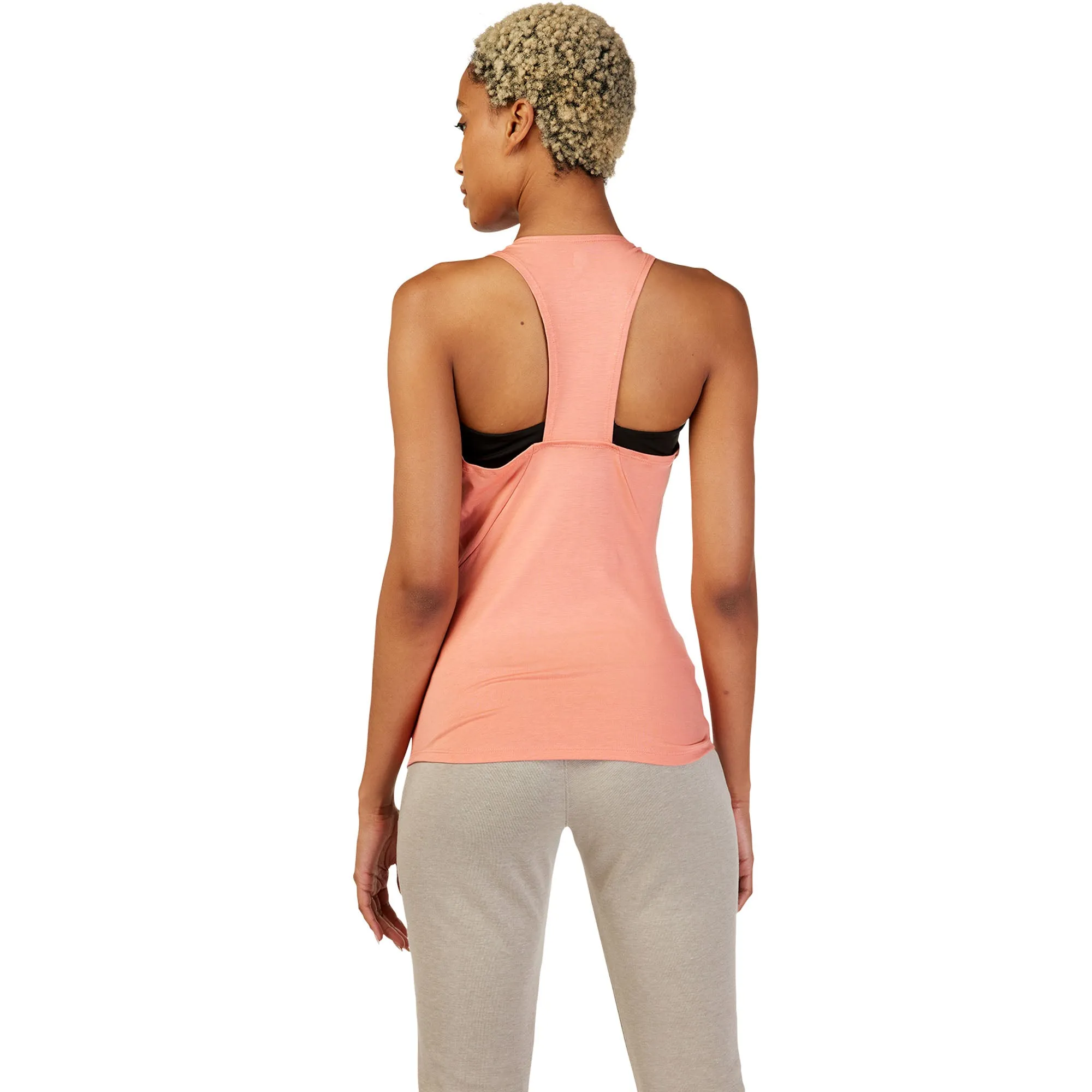 Fox Racing  Womens Rep Tank Top T-Shirt Tee Sleeveless Comfort Casual Salmon