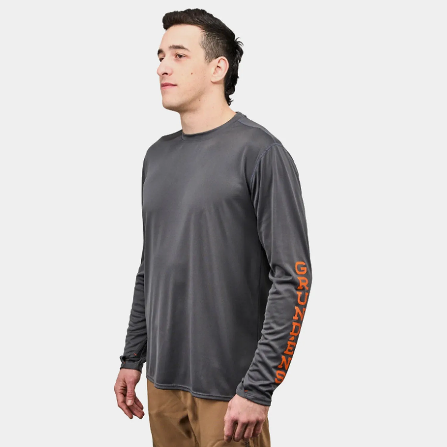 Grundéns Men's Tough Sun Crew Performance Long Sleeve T-Shirt
