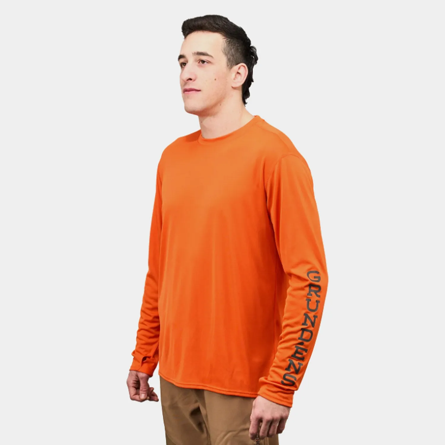 Grundéns Men's Tough Sun Crew Performance Long Sleeve T-Shirt