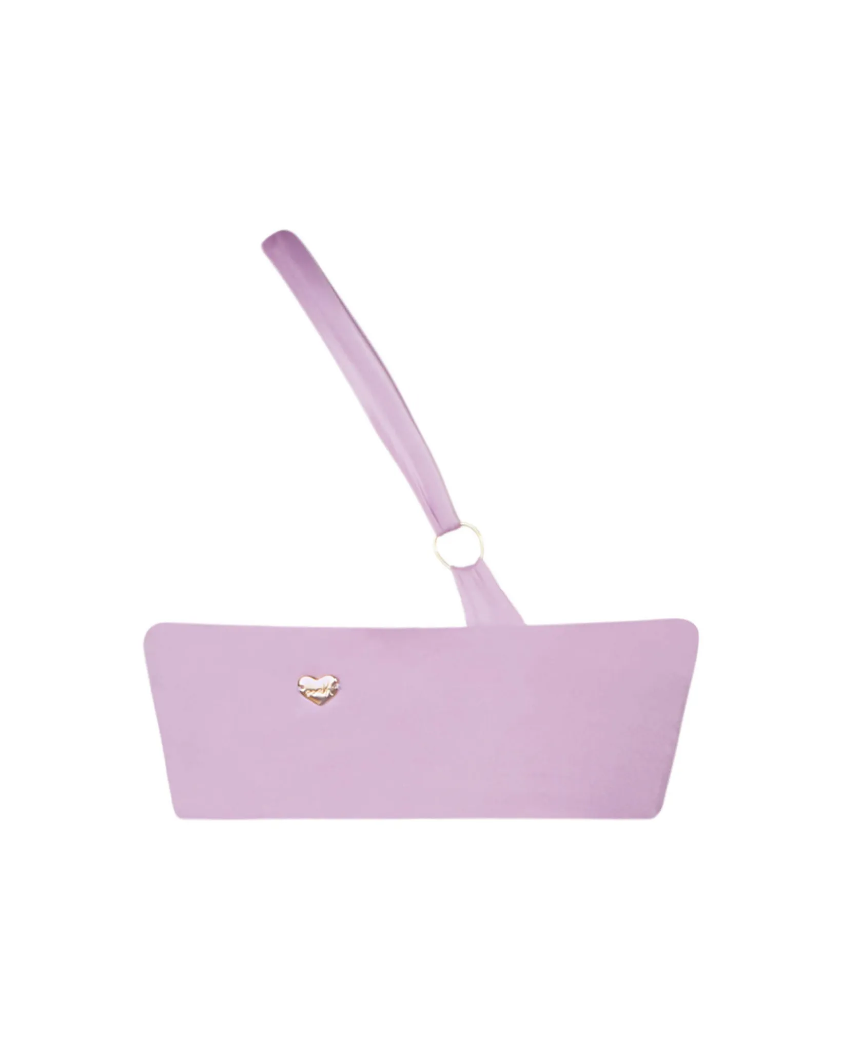 Heather Lilac Crossed Strapless Top
