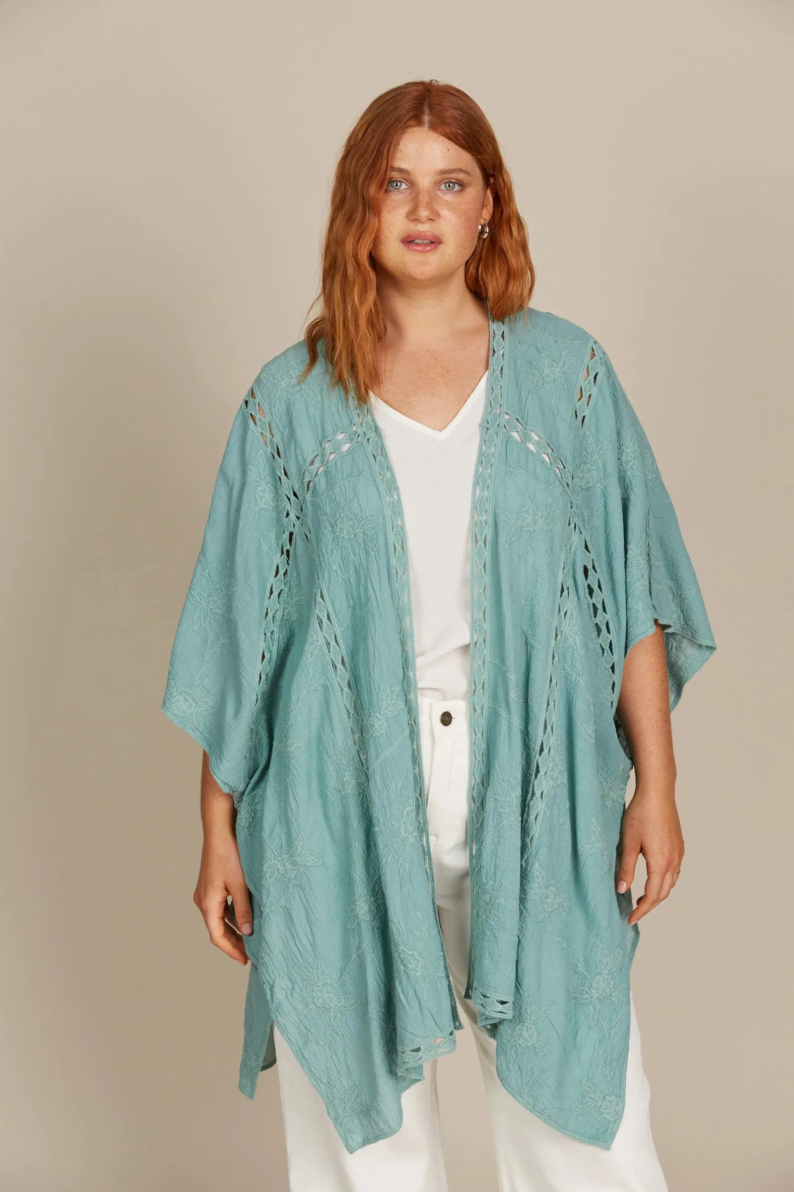 Isle of Mine Fleur Cape - Seafoam