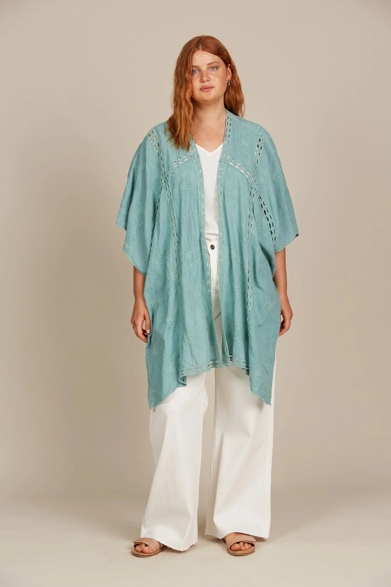 Isle of Mine Fleur Cape - Seafoam
