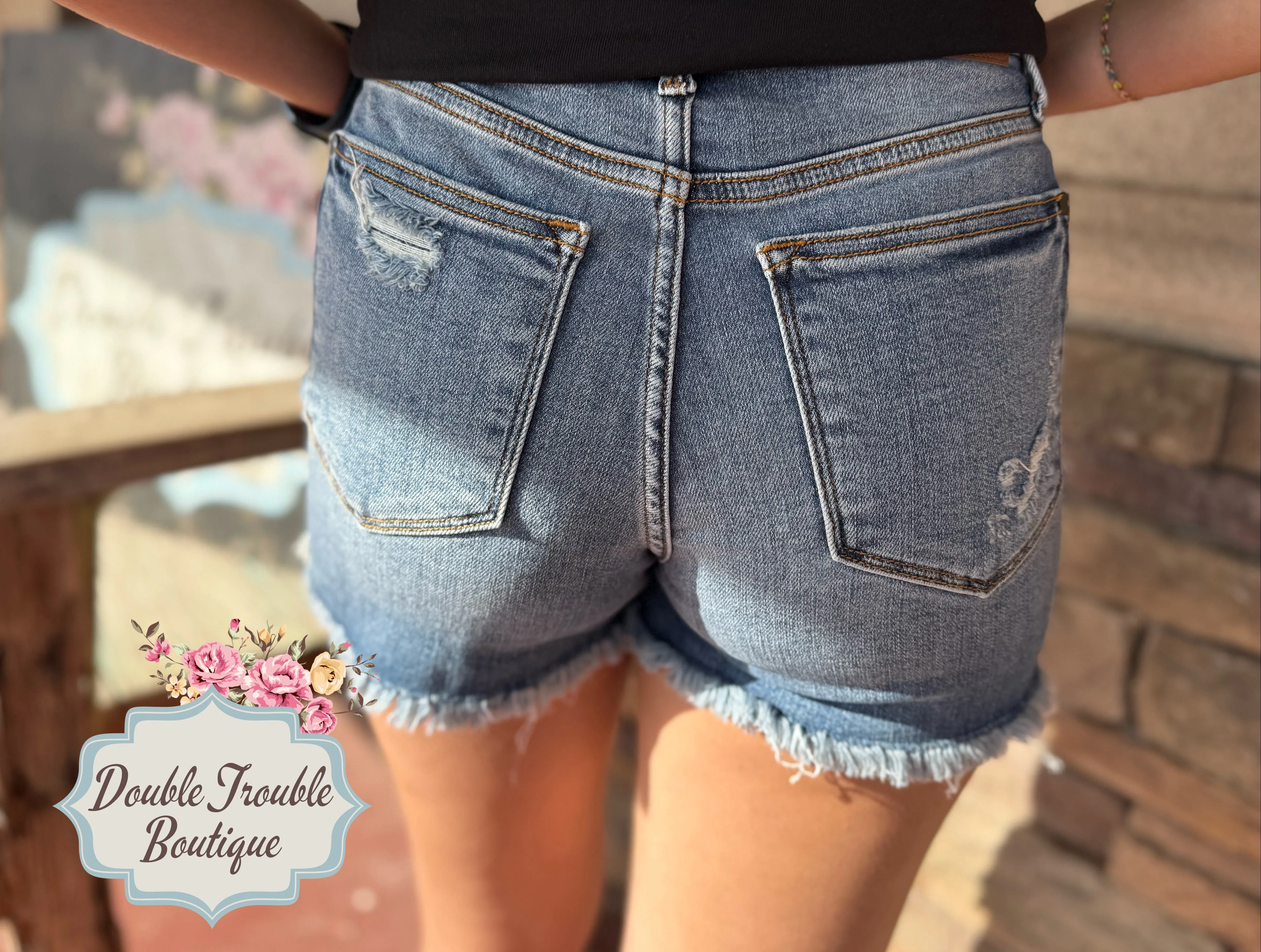 Katrina Judy Blue Shorts