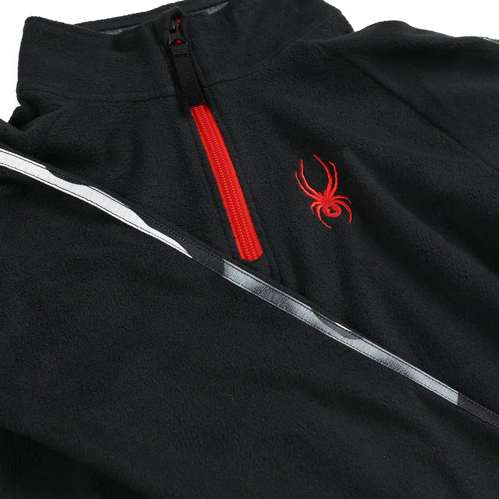Kids Speed Fleece Half Zip - Black