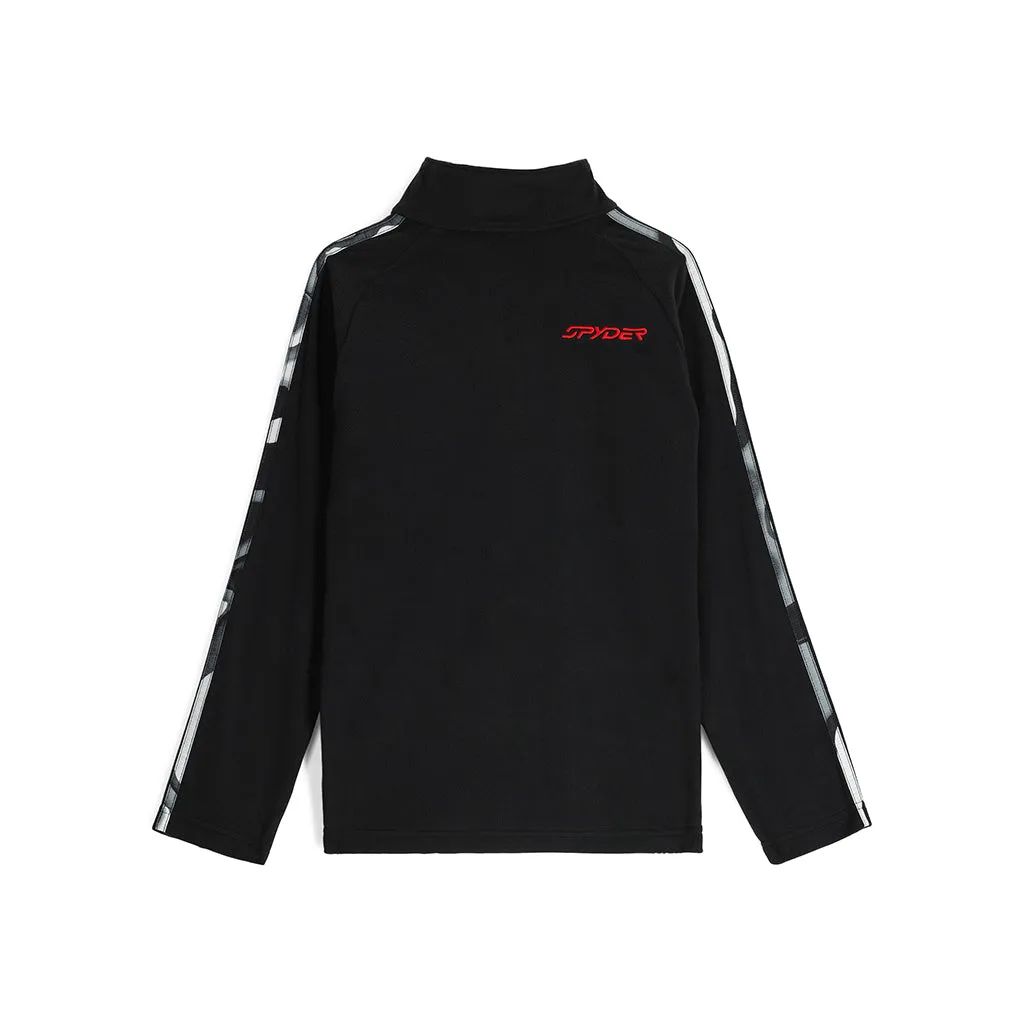 Kids Speed Fleece Half Zip - Black
