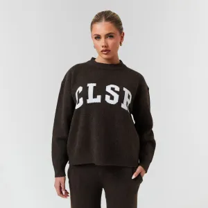 Knit Crewneck | Brown Marl