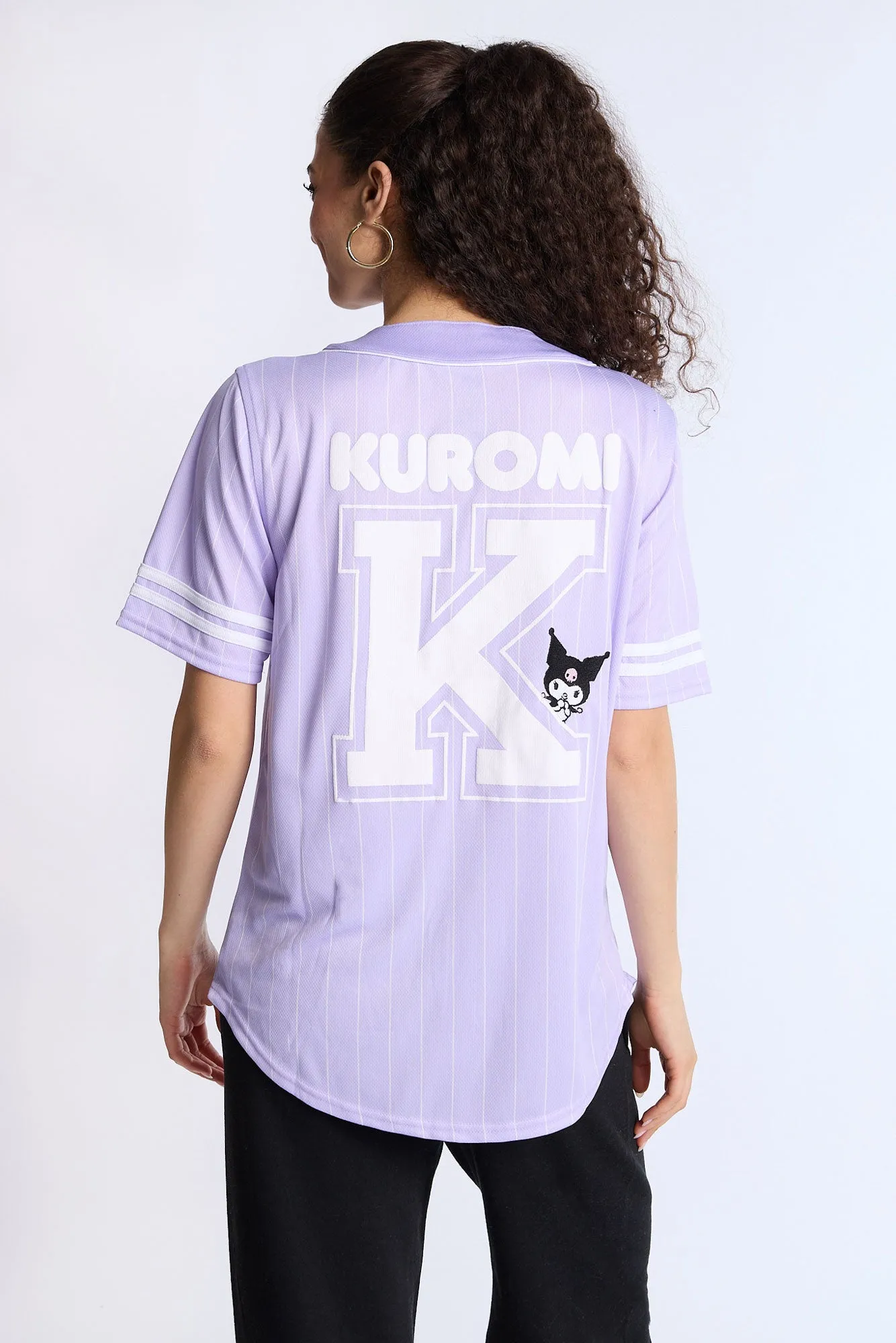 Kuromi Mesh Baseball Jersey