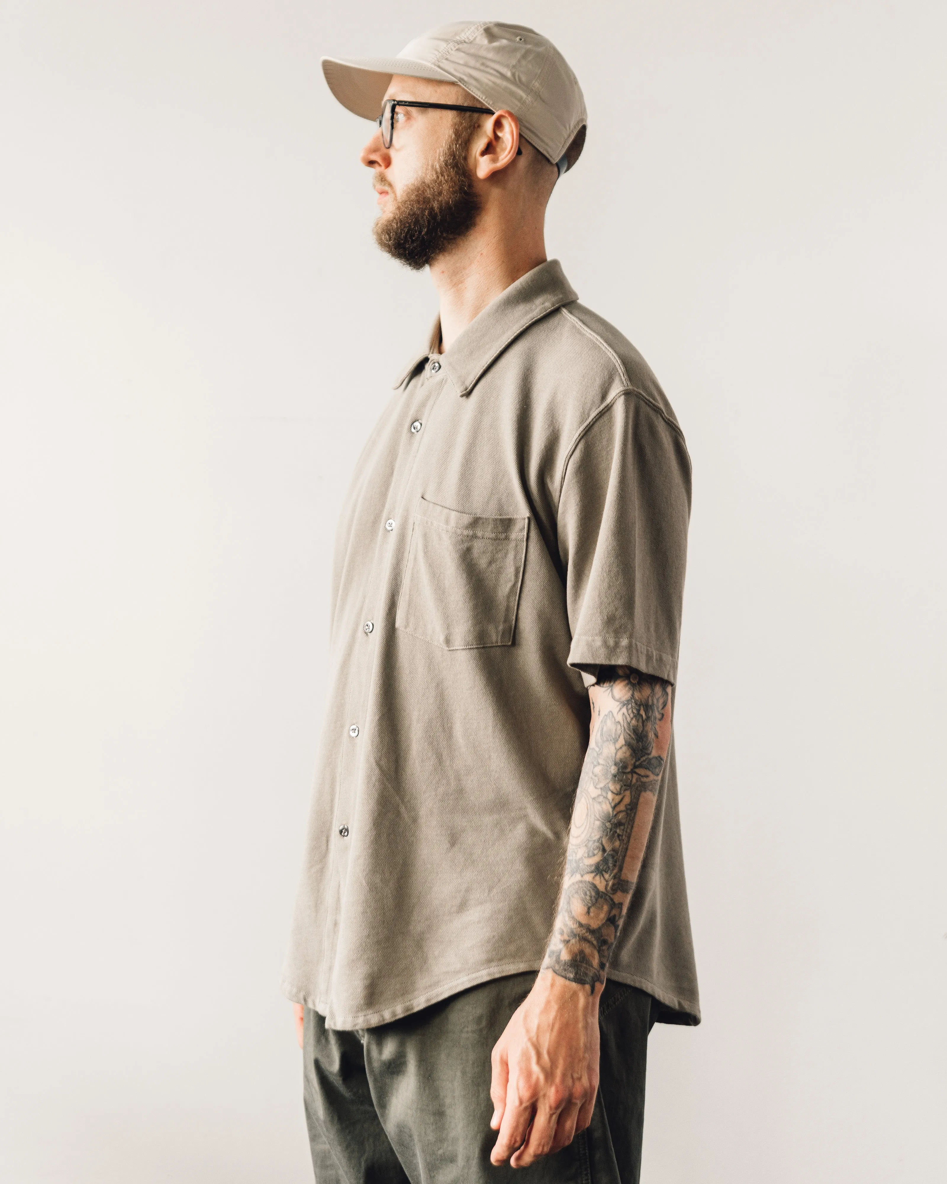 Lady White Pique Pocket Polo, Almond