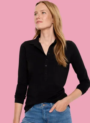 Long Sleeve Polo Top