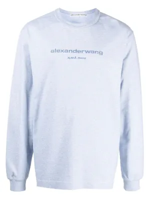 Long Sleeve Tee With Glitter