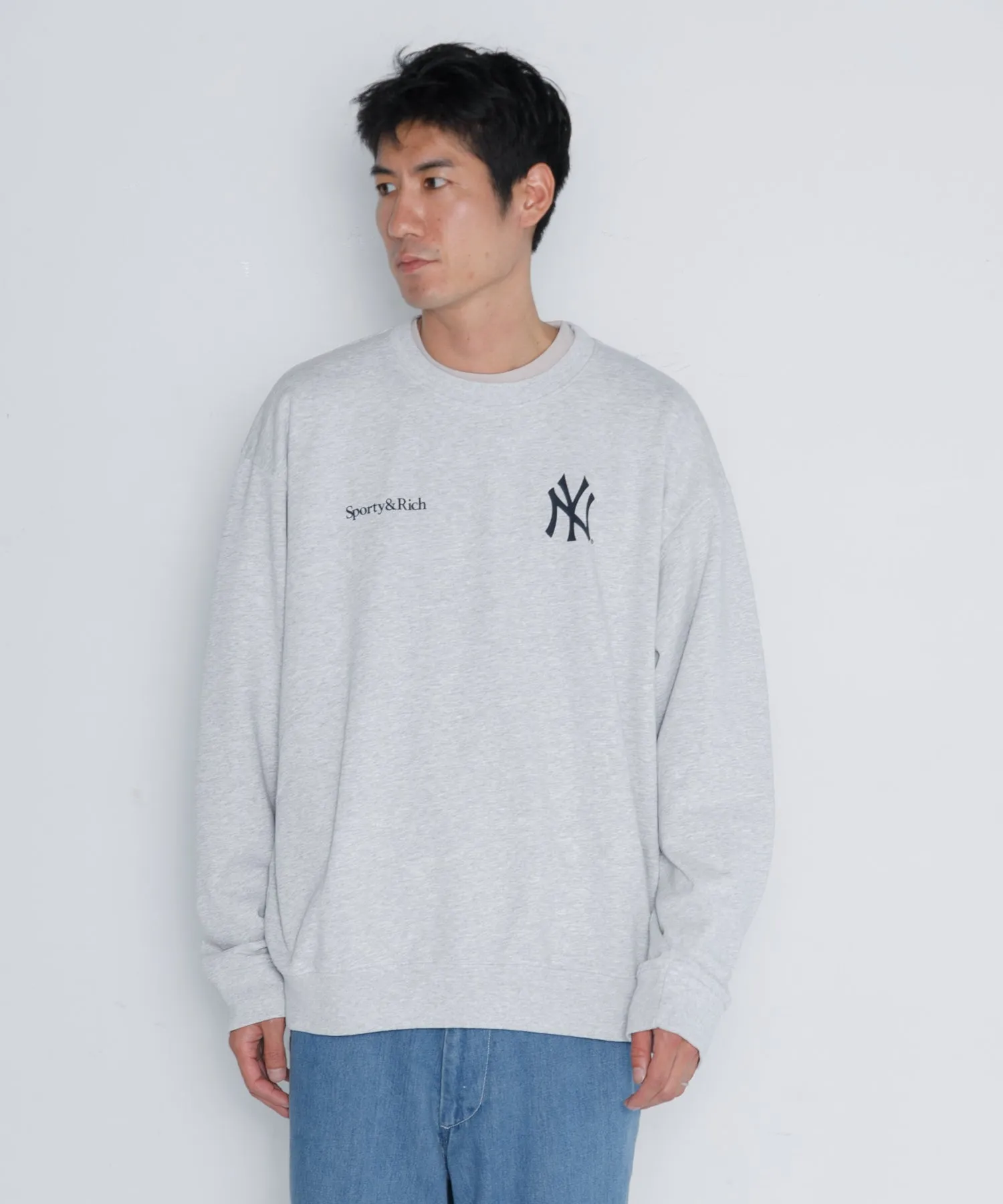 【MEN , WOMEN】Sporty&Rich Champions Crewneck