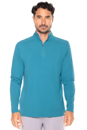 Men's Sonora Quarter-Zip | Tahitian Teal