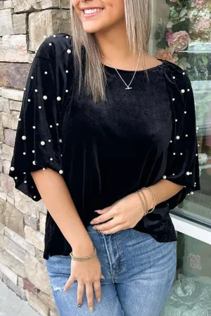 MIDNIGHT PEARLS TOP
