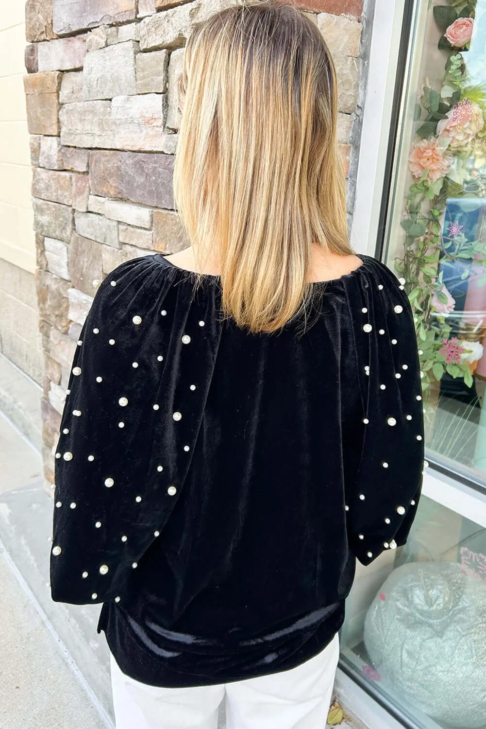 MIDNIGHT PEARLS TOP