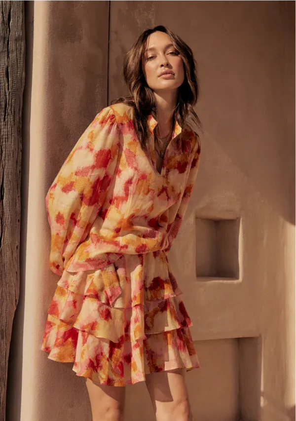 MOS The Label Never Ending Summer Blouse Print