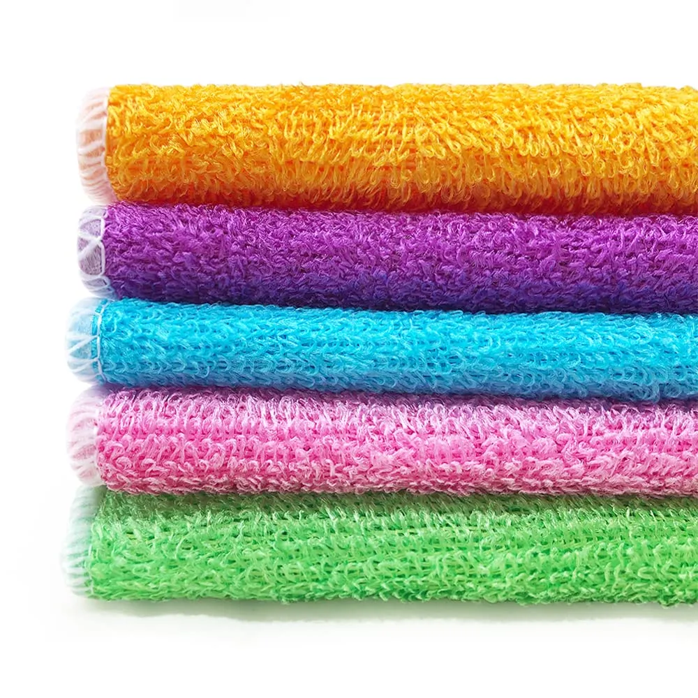 Mush Bamboo Super Absorbent, Anti Odor, Free Reusable Cleaning Cloth - Multipurpose Wash Cloth for Kitchen, Car, Windows, Glass, Furniture (200 GSM, Assorted, Pack of 3)