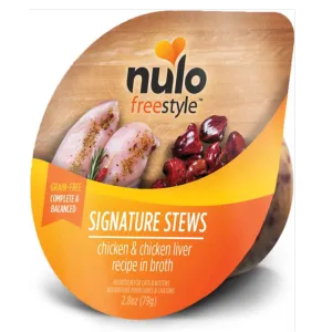 Nulo Freestyle Grain-Free Chicken & Liver Stew Recipe Wet Cat Food, 2.8 oz