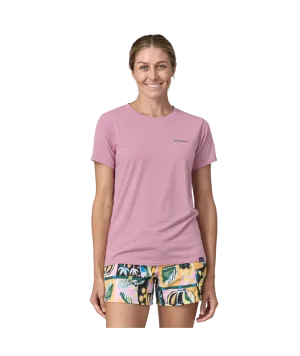 Patagonia Cap Cool Daily Graphic Shirt-Boardshort Logo: Milkweed Mauve X-Dye