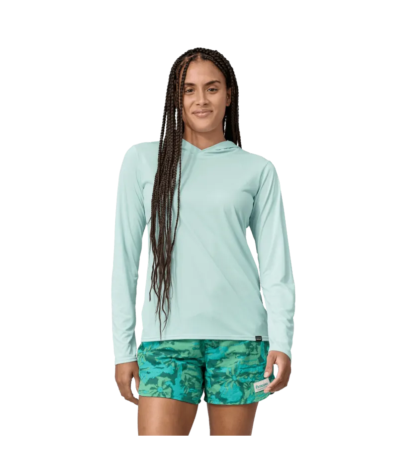 Patagonia Cap Cool Daily Hooded L/S Shirt-Wispy Green