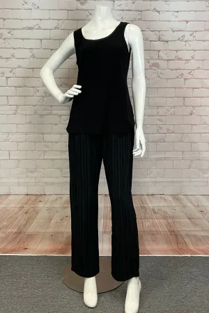 PERFECT WORLD CRINKLED STRIPES PANT