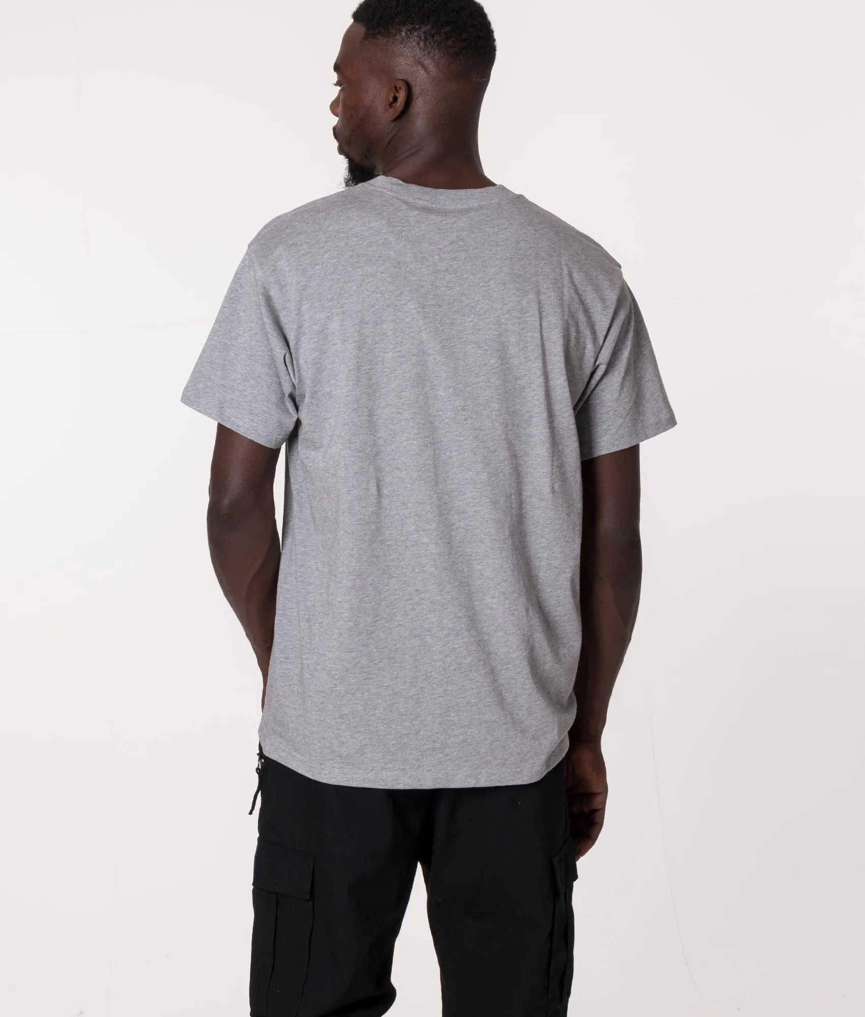 Relaxed Script Embroidery T-Shirt
