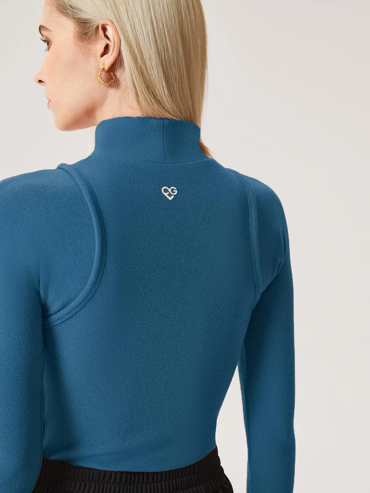 Sporty Mockneck Top
