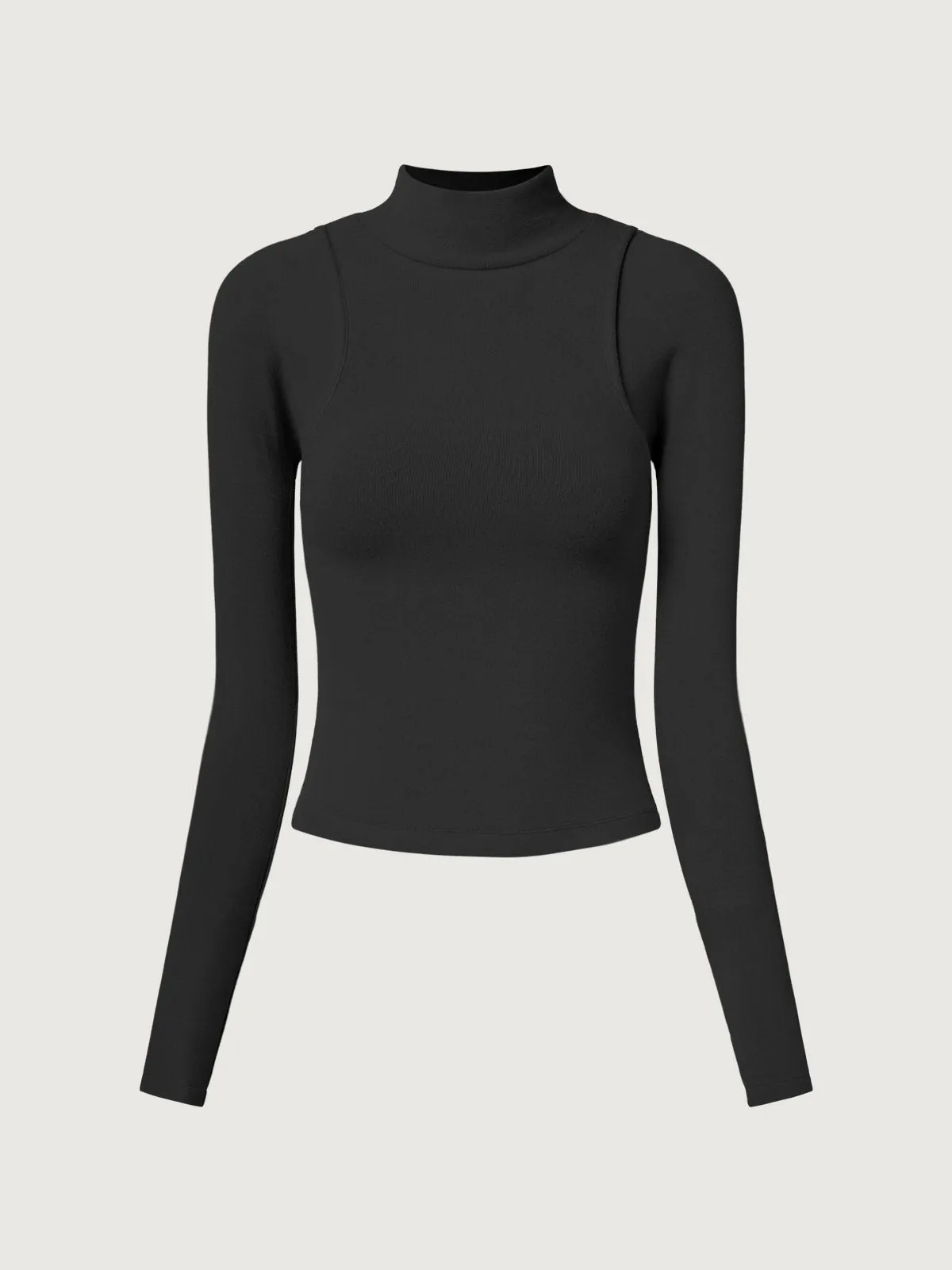 Sporty Mockneck Top