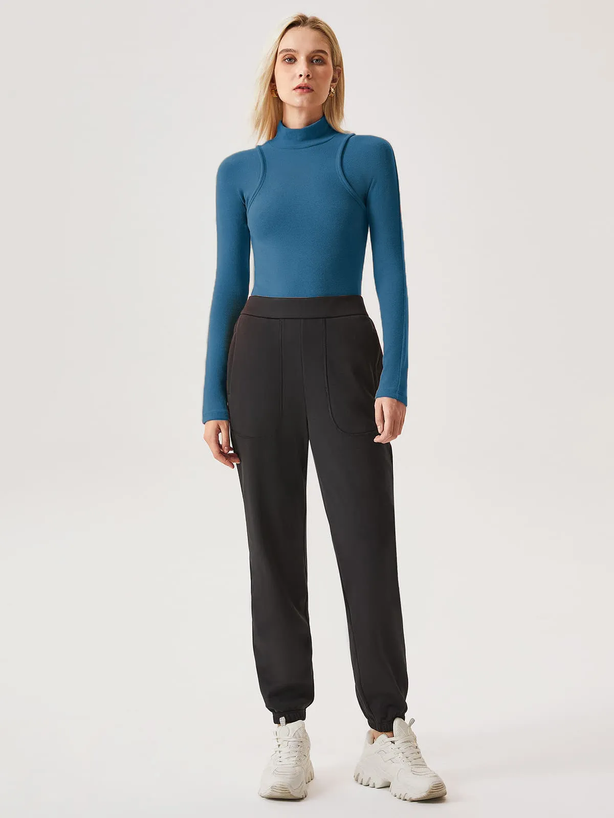 Sporty Mockneck Top