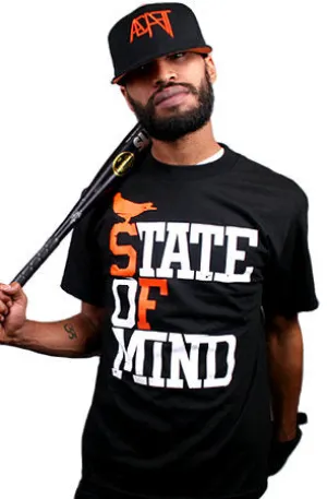 State of Mind (Men's Black/Orange Tee)