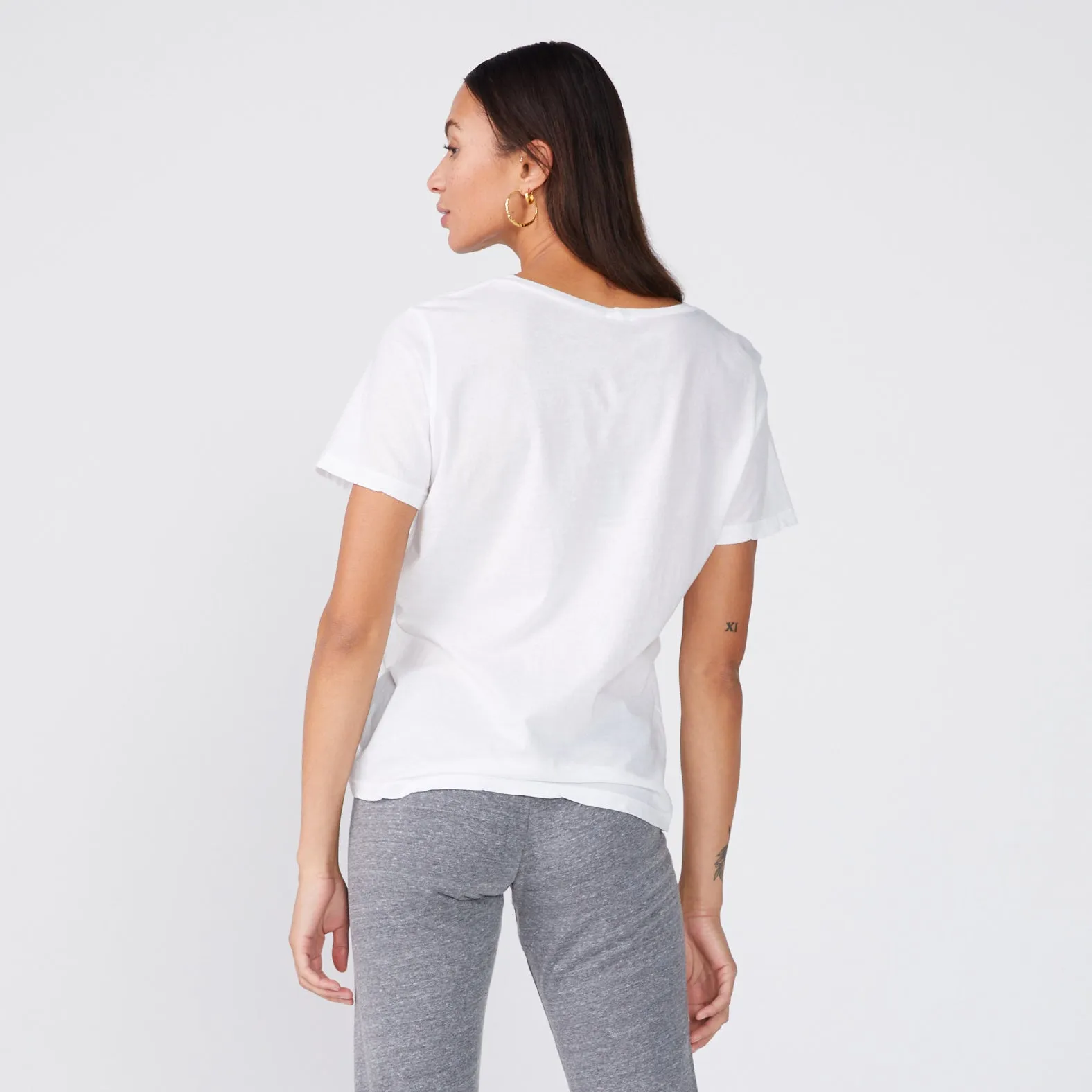 Super Fine Jersey Oversized Crew Neck Tee