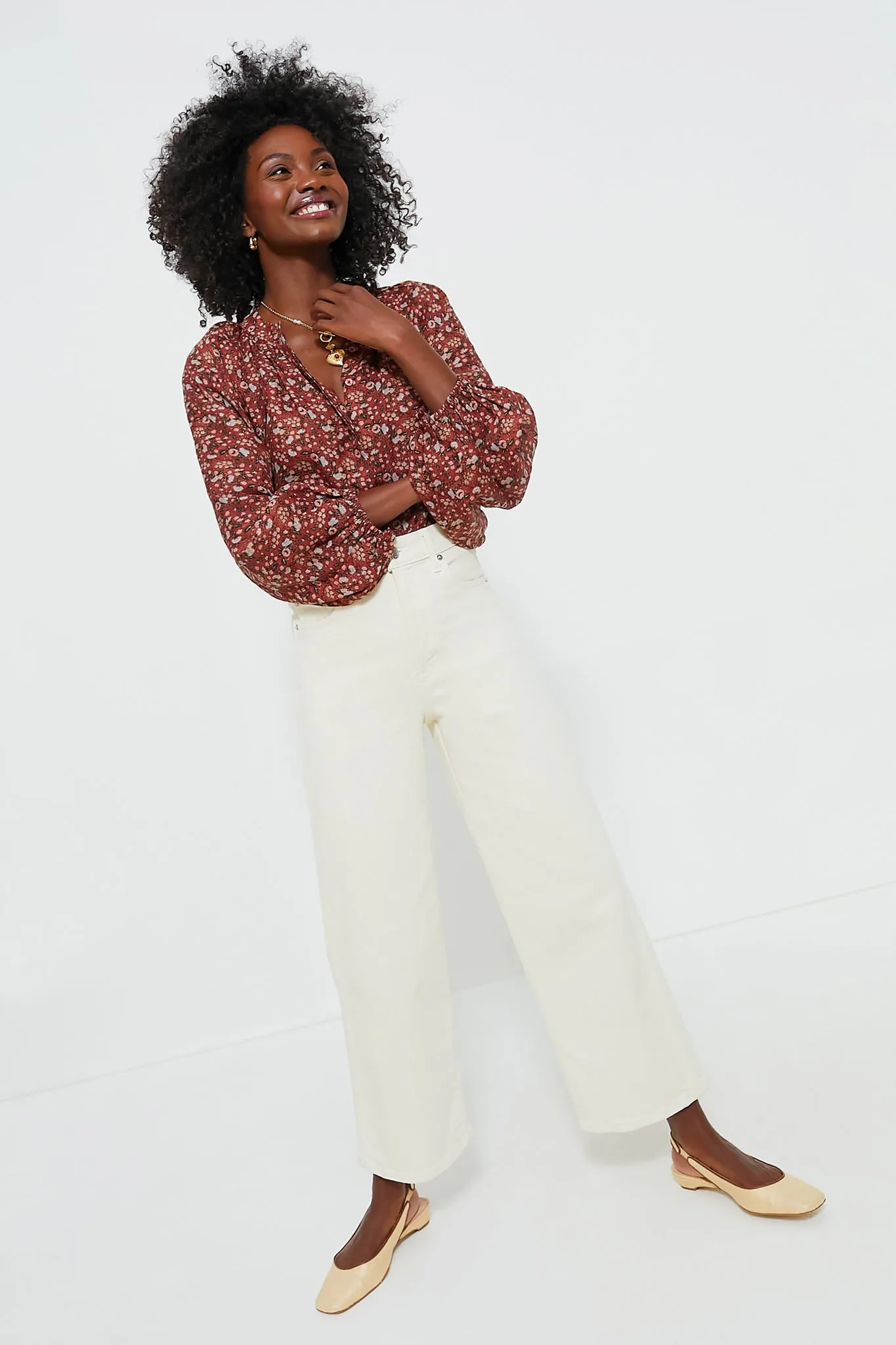 Vermillion Vine Sawyer Blouse