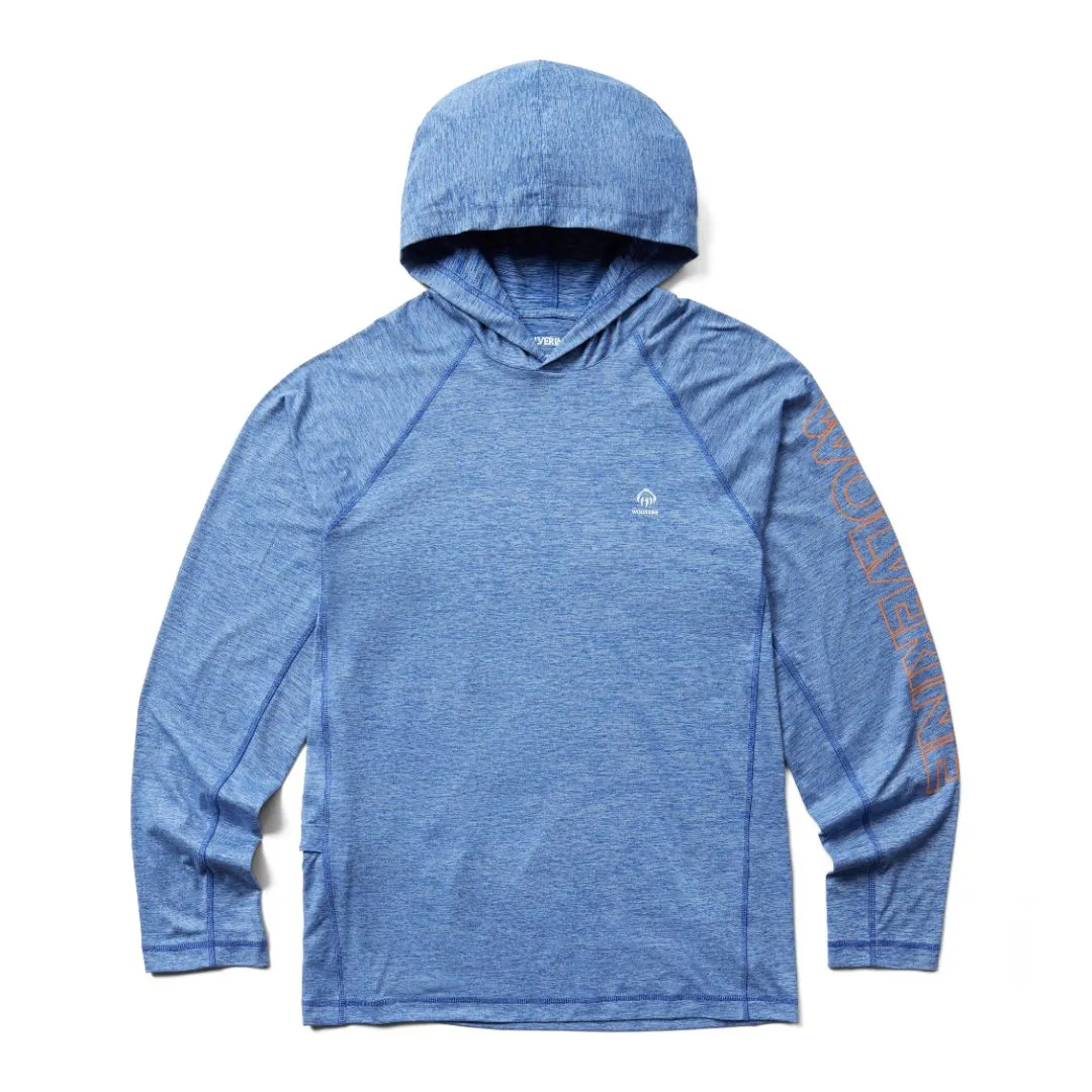 Wolverine Men's Sun-Stop Eco Hooded Long Sleeve Shirt