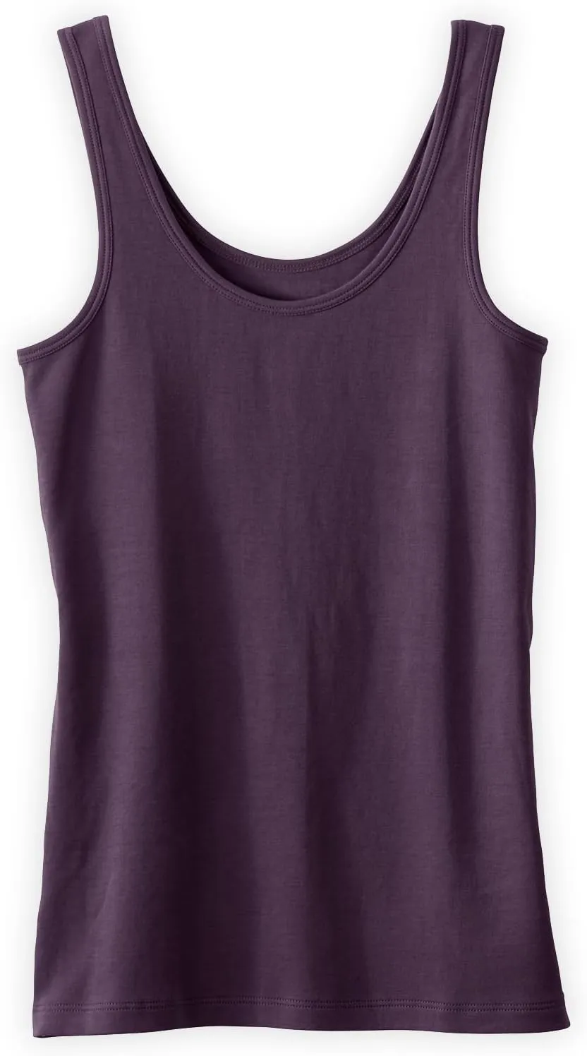 Women's 100% Organic Pima Cotton Luxe Tank Top
