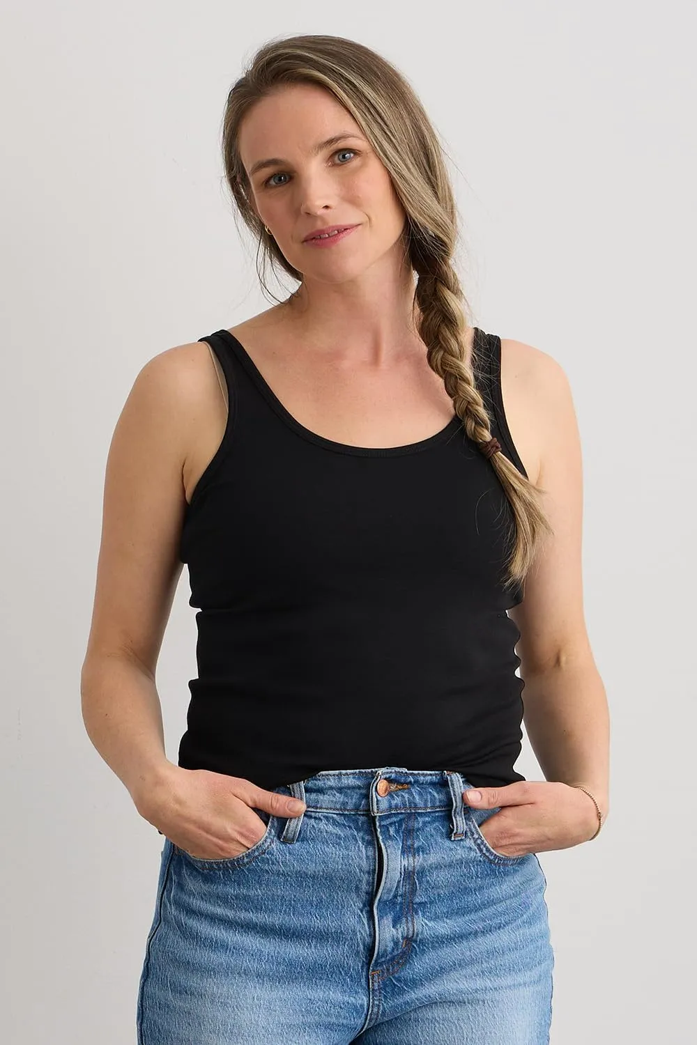 Women's 100% Organic Pima Cotton Luxe Tank Top